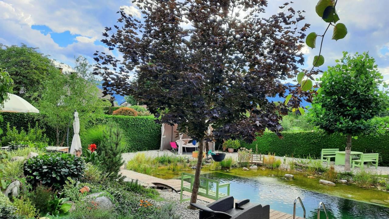Garden Paradise Bled Apartments - Garden, Pond And Castle View Exterior foto